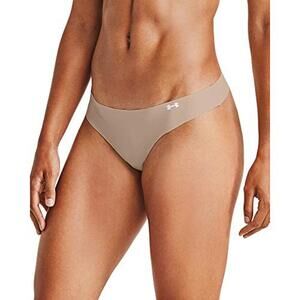 Under Armour Women's 3PK Pure Stretch Thong Underwear Black/Dash Pink X-Large...